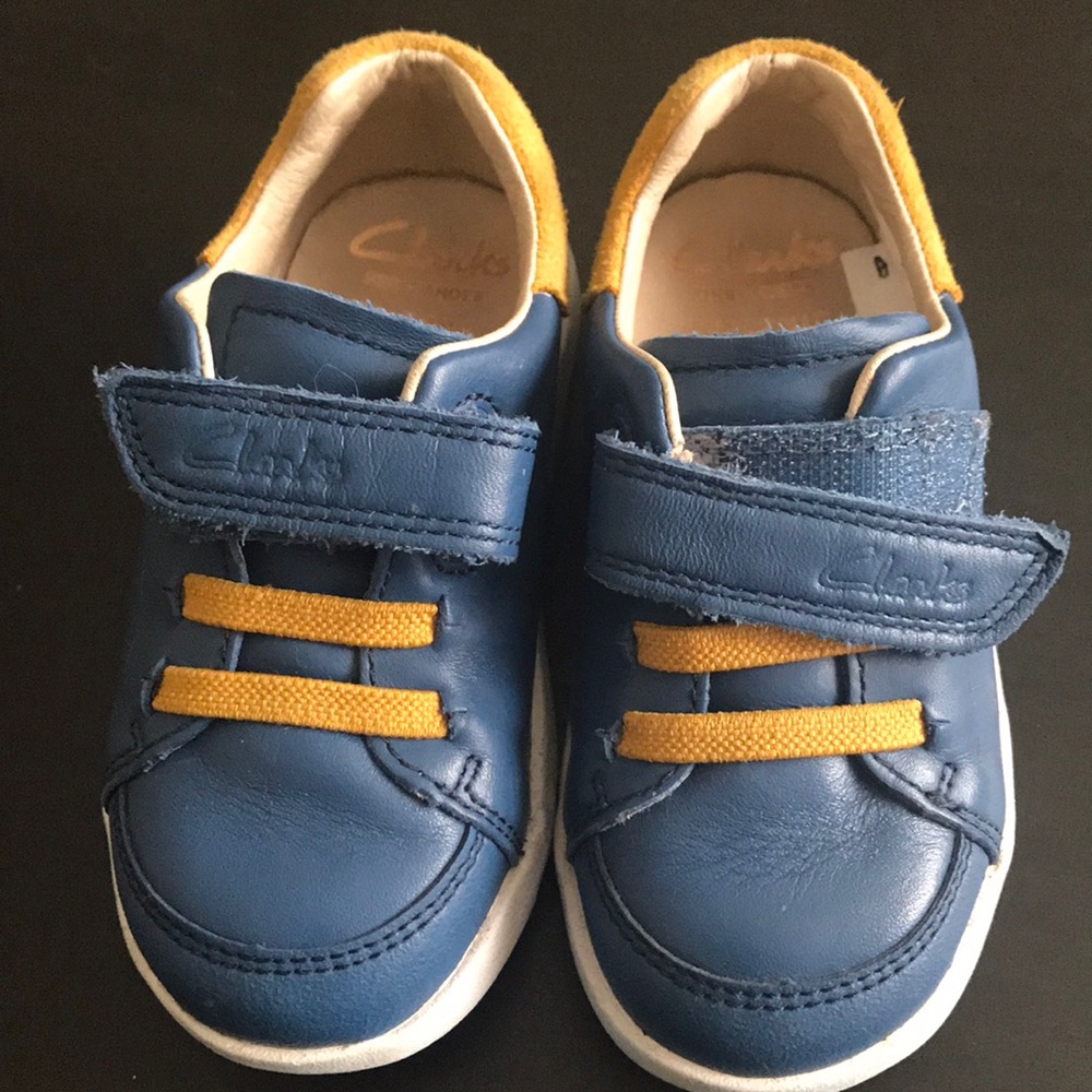Clark’s leather toddler shoes